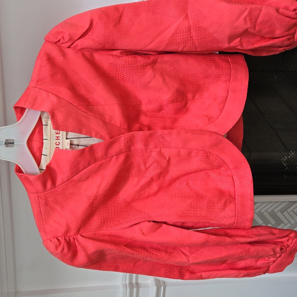 Anthropologie Mädchen coral pink xs summer jacket